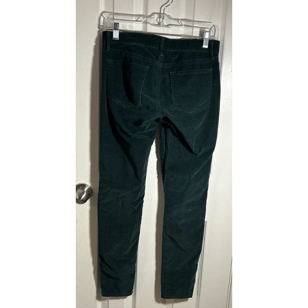 VTG Gap 1969 Womens 26R  Corduroy  Green Legging Jean Skinny Pants